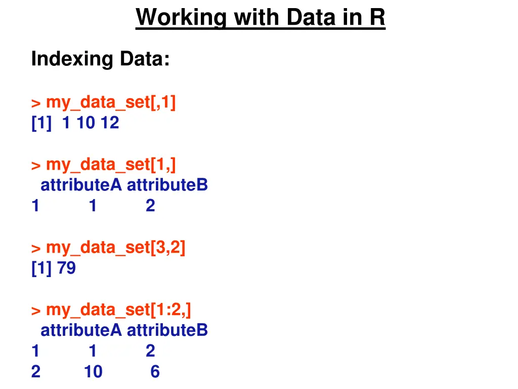 working with data in r 2