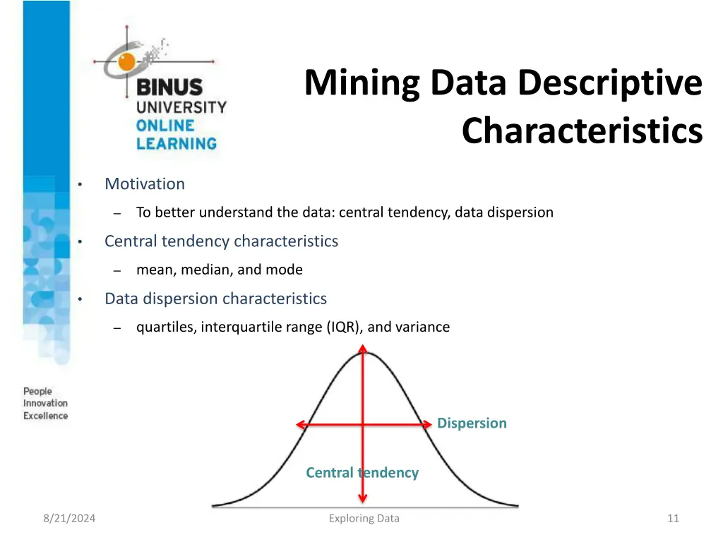 mining data descriptive characteristics