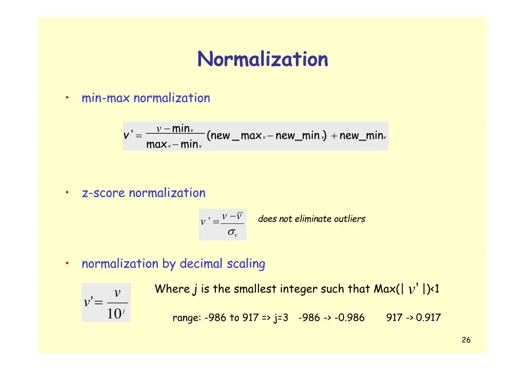 normalization 1