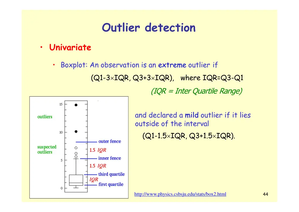 outlier detection 1