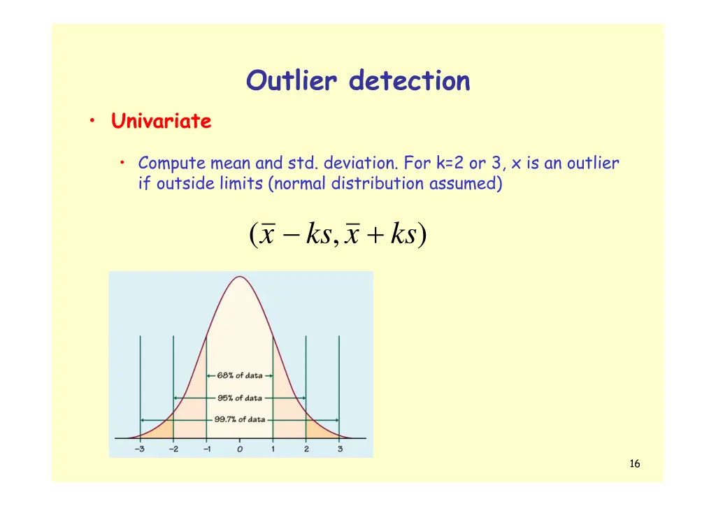 outlier detection