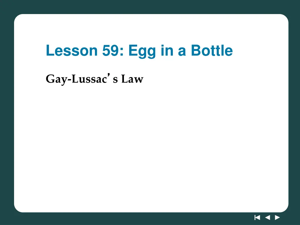 lesson 59 egg in a bottle