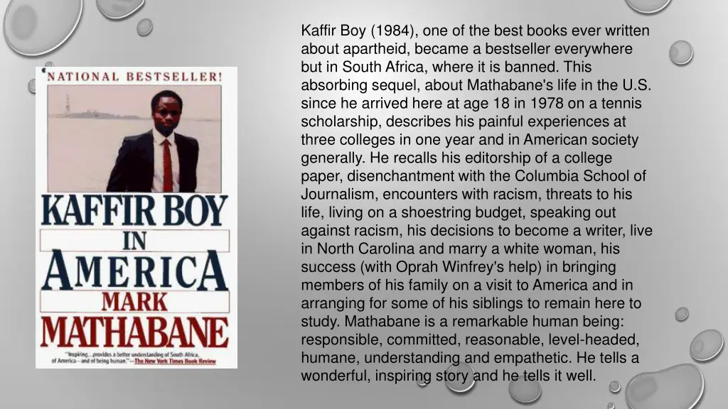 kaffir boy 1984 one of the best books ever