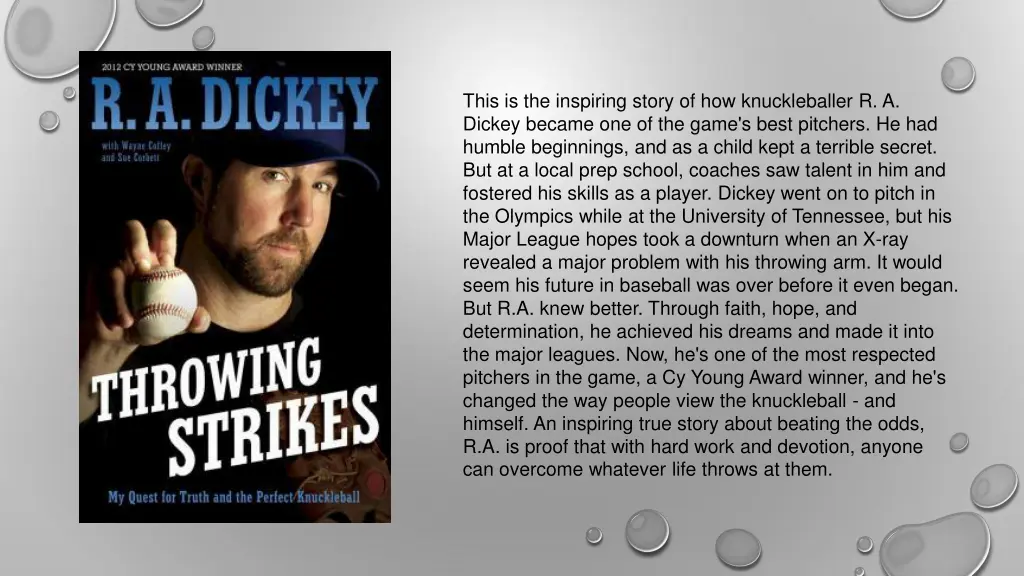 this is the inspiring story of how knuckleballer