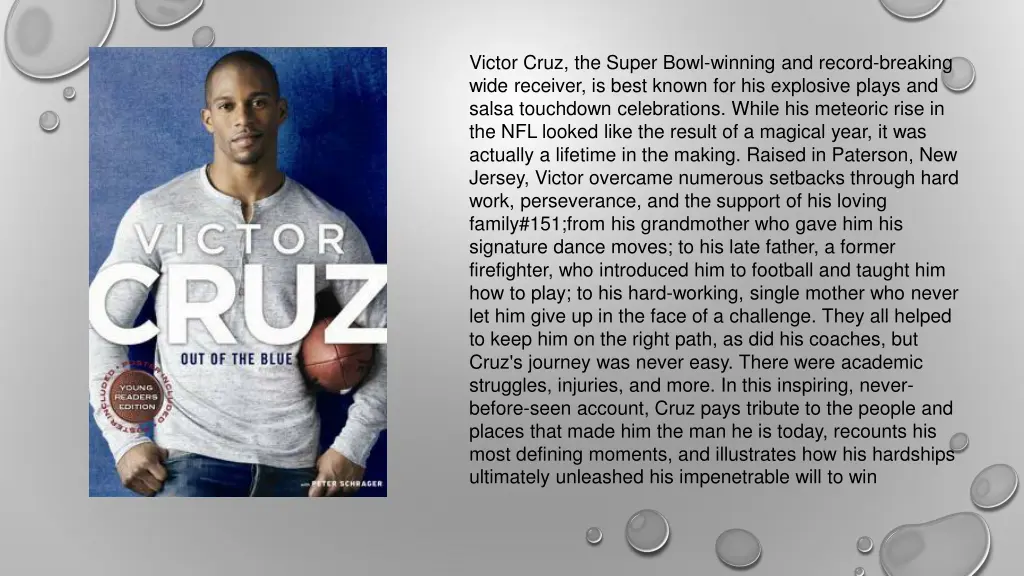 victor cruz the super bowl winning and record