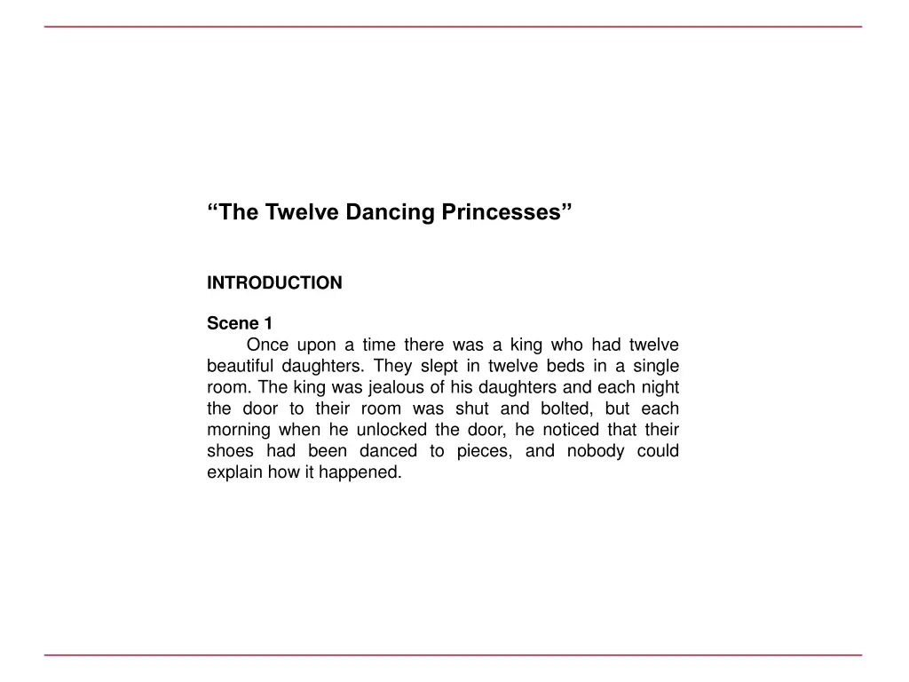 the twelve dancing princesses