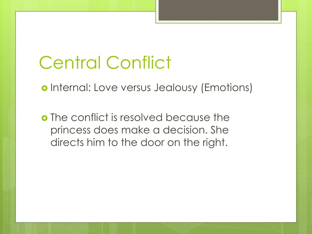 central conflict