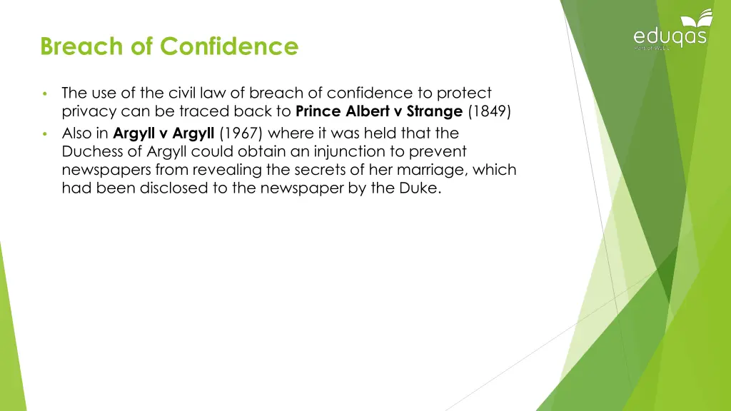 breach of confidence 5