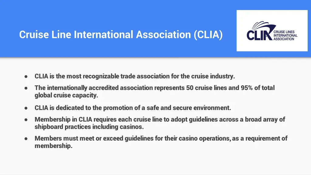 cruise line international association clia