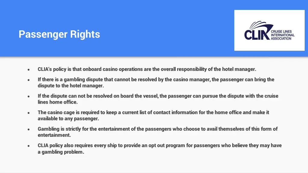 passenger rights