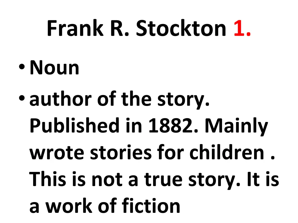 frank r stockton 1