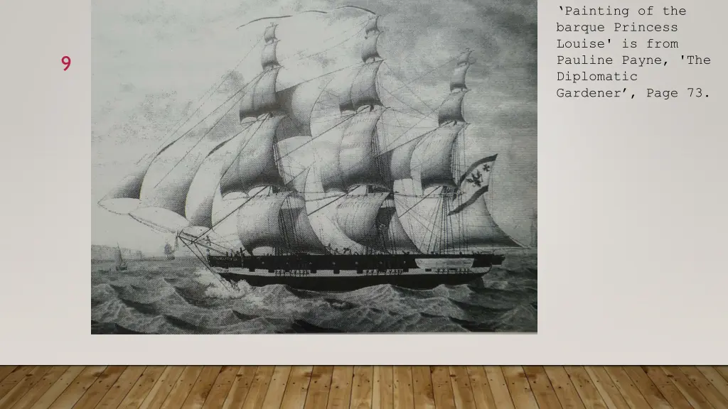 painting of the barque princess louise is from