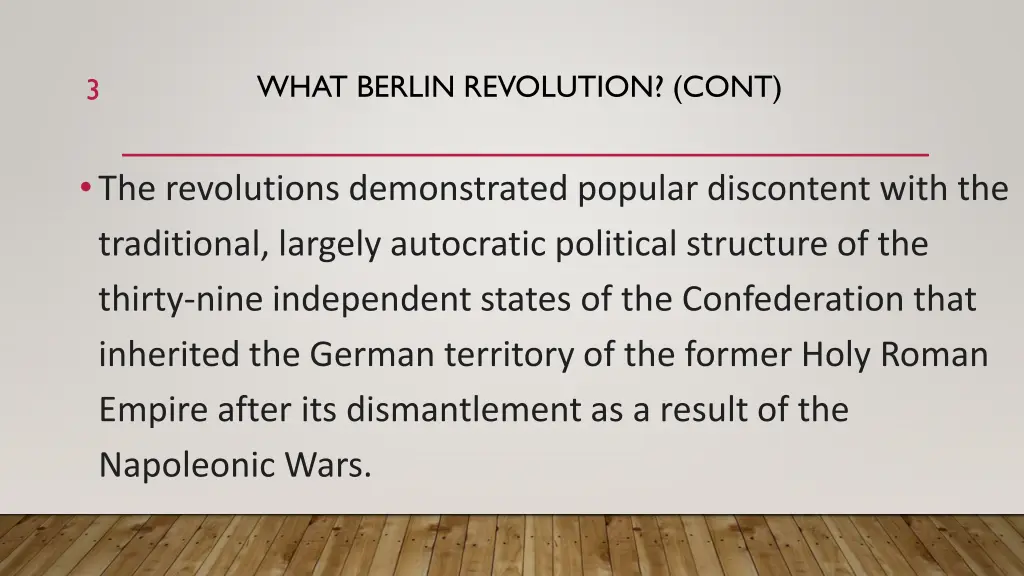 what berlin revolution cont