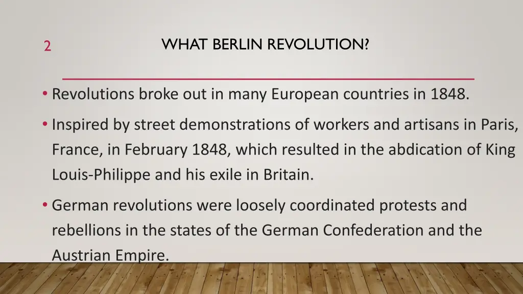 what berlin revolution