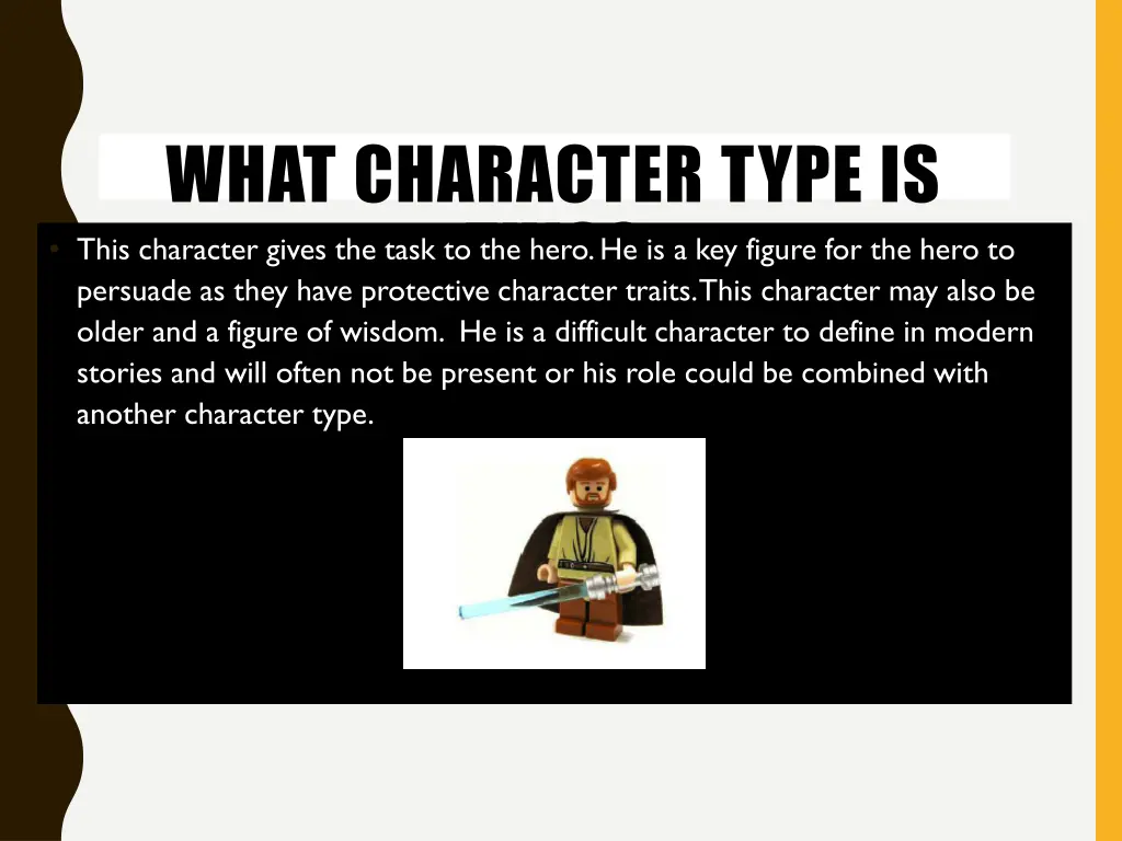 what character type is this persuade as they have