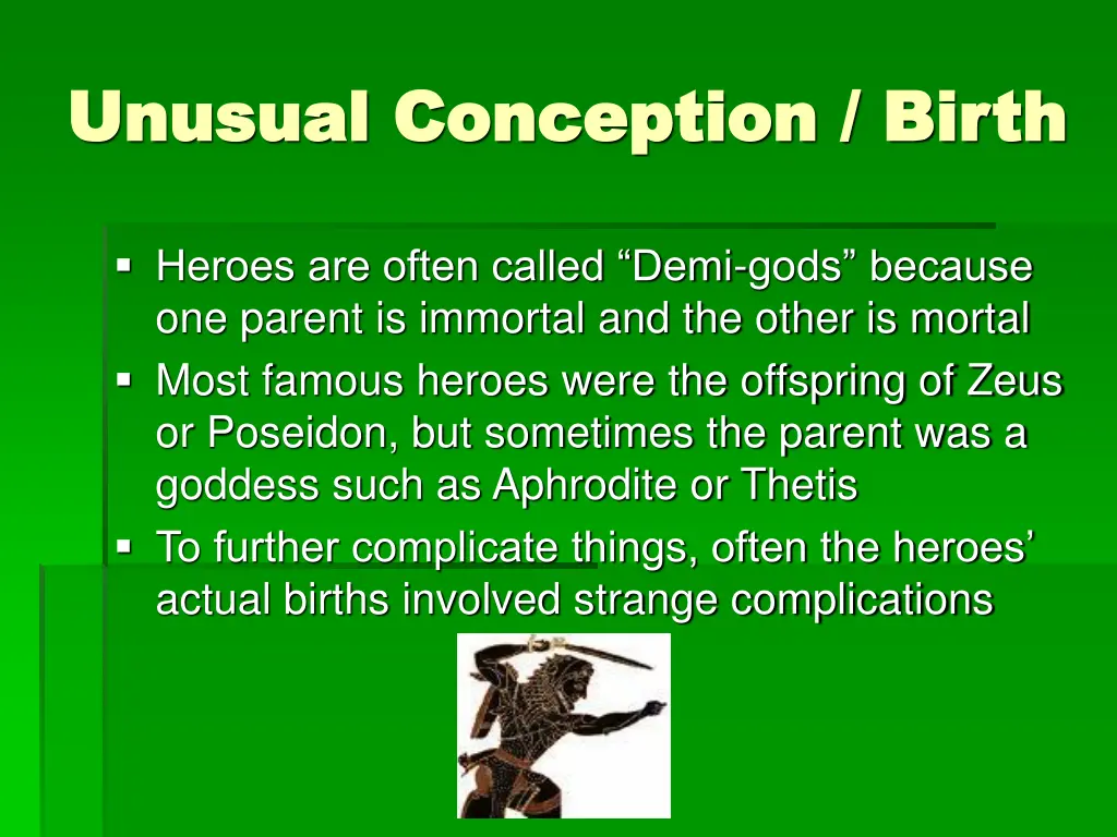 unusual conception birth unusual conception birth