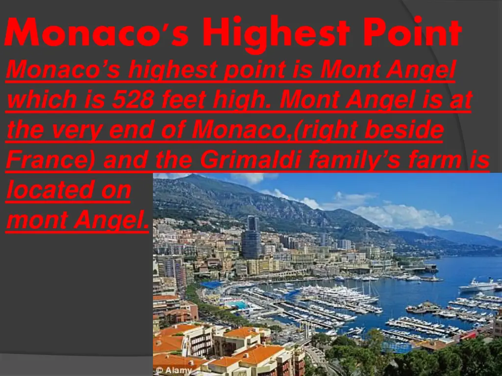 monaco s highest point monaco s highest point