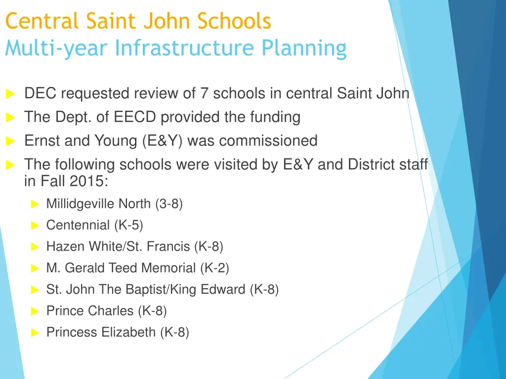 central saint john schools multi year