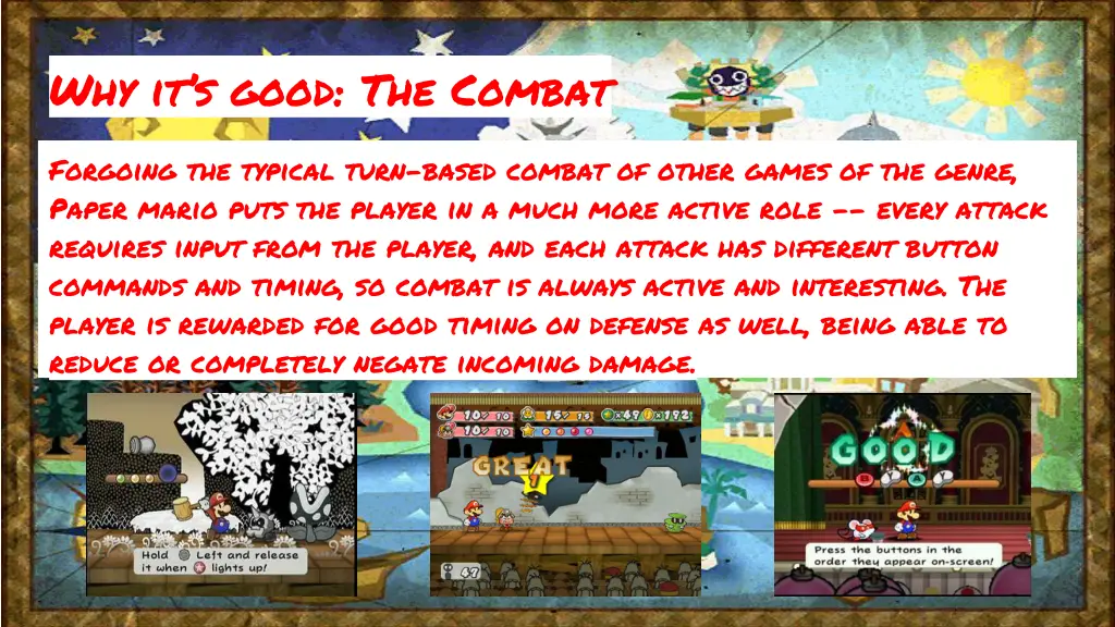 why it s good the combat