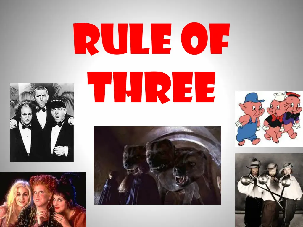 rule of three