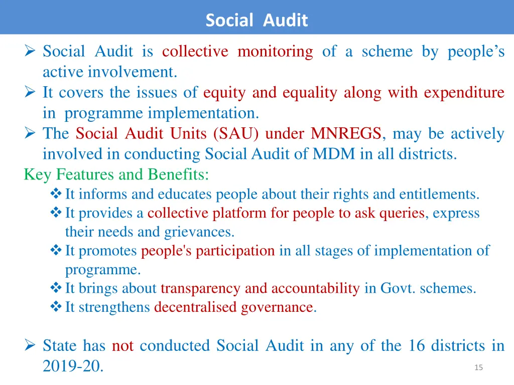 social audit