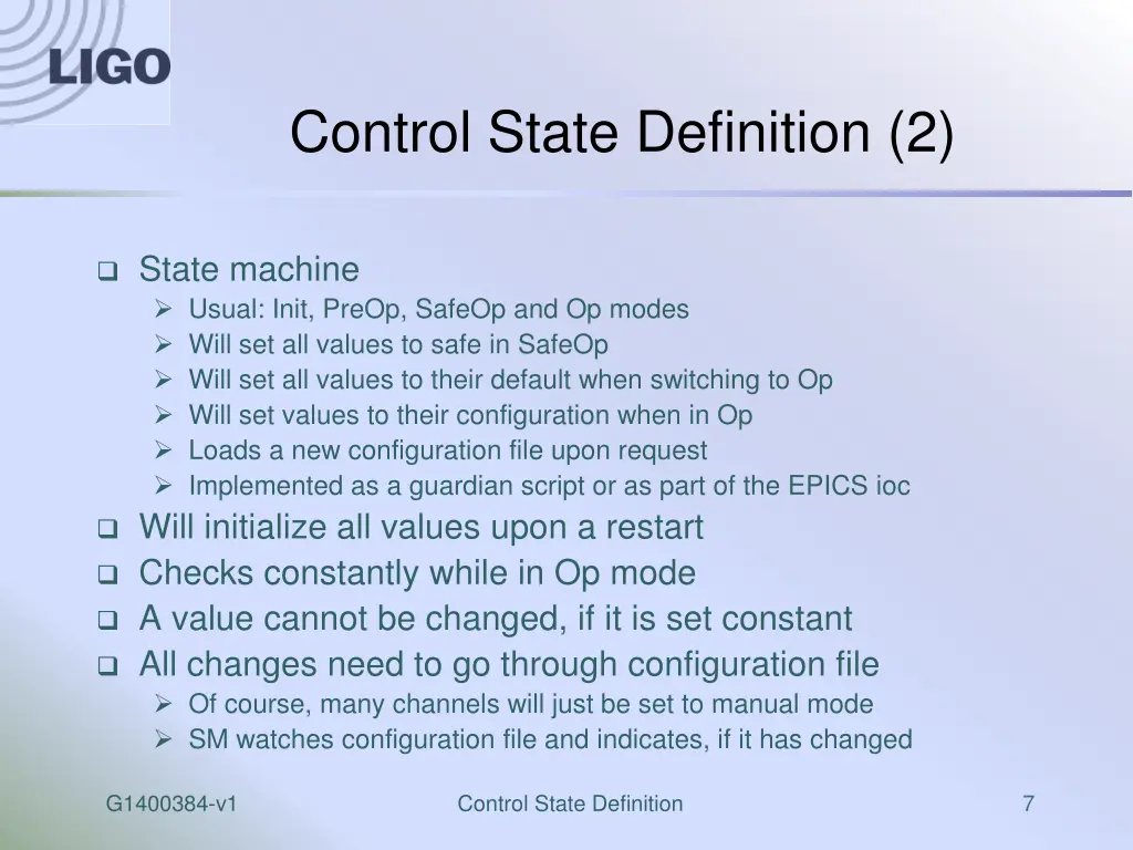 control state definition 2