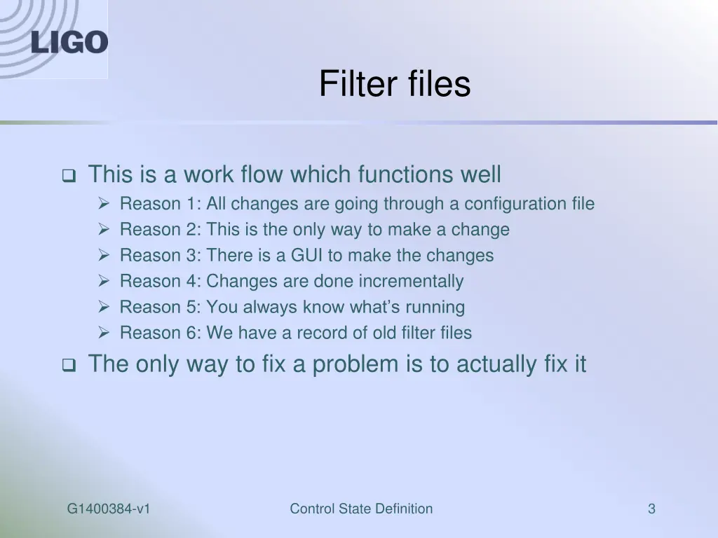 filter files