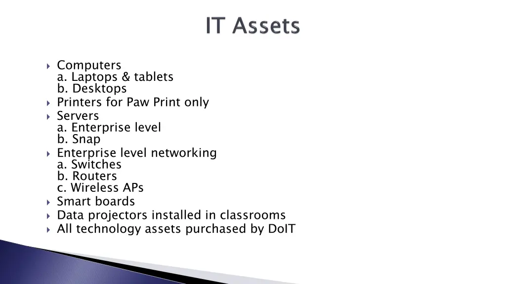 computers a laptops tablets b desktops printers