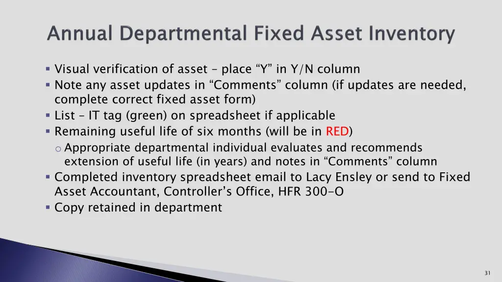 visual verification of asset place