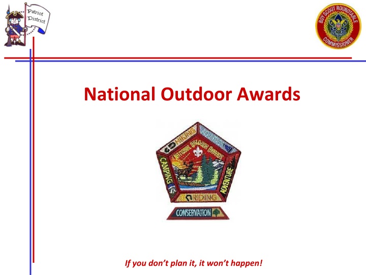 national outdoor awards