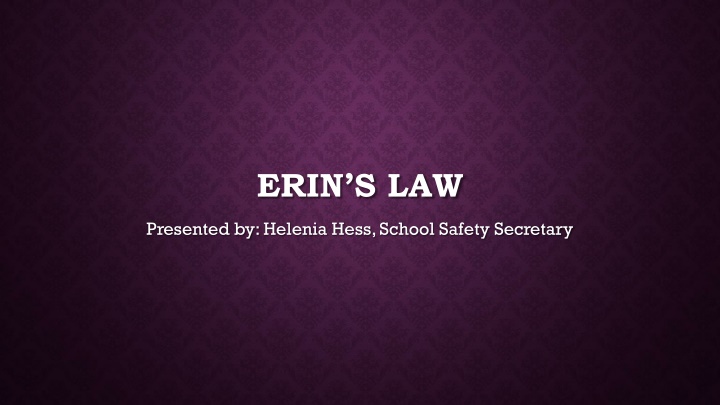 erin s law