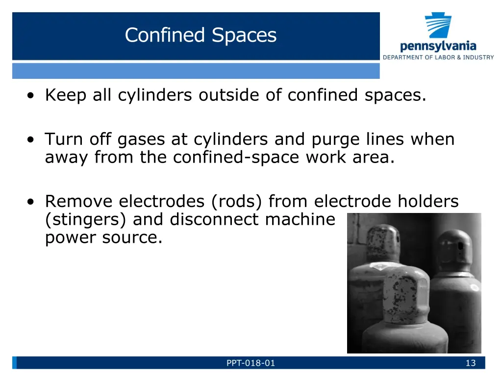 confined spaces