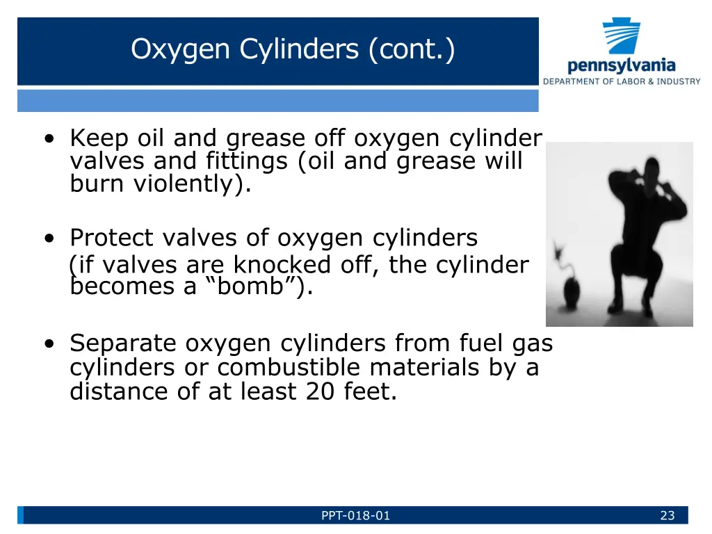 oxygen cylinders cont