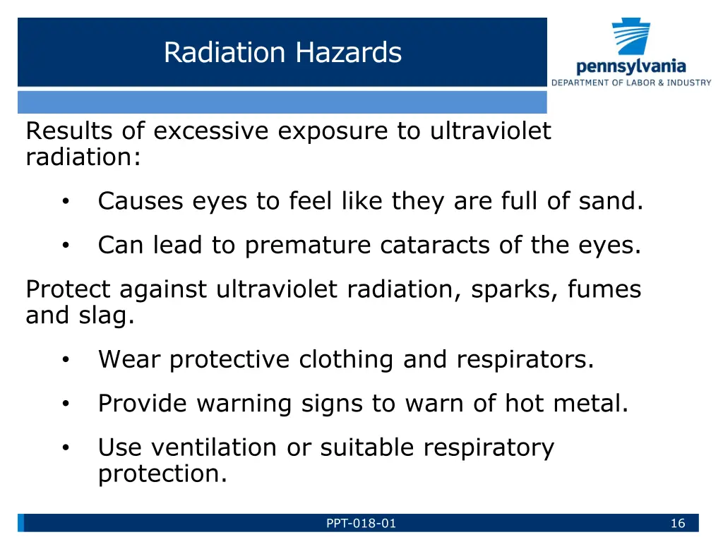 radiation hazards