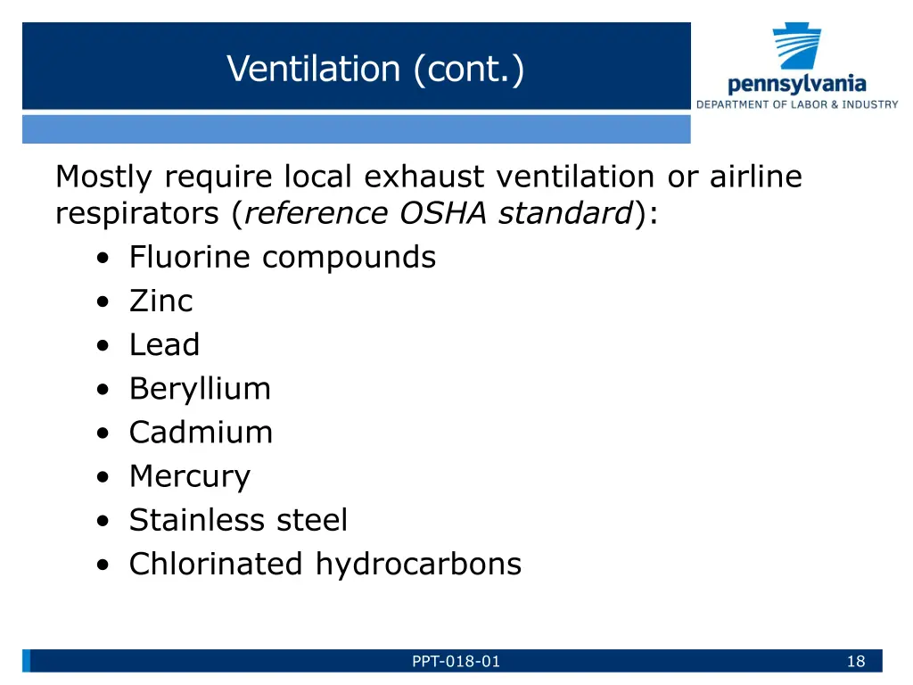 ventilation cont