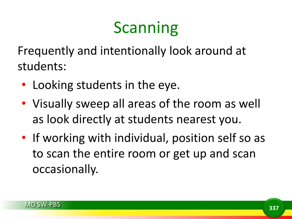 scanning