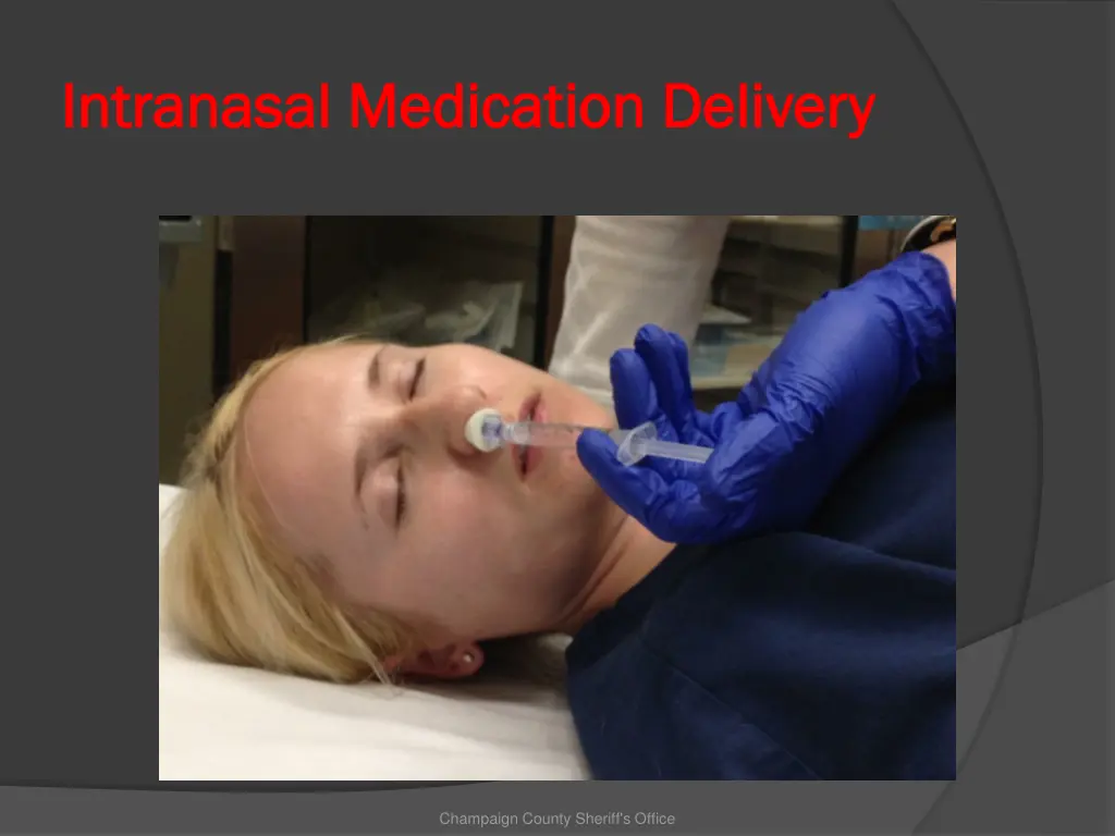 intranasal medication delivery intranasal