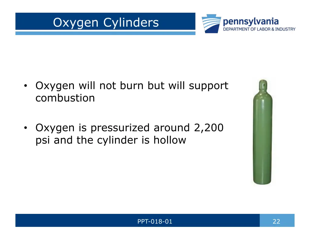 oxygen cylinders