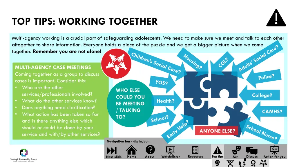 top tips working together