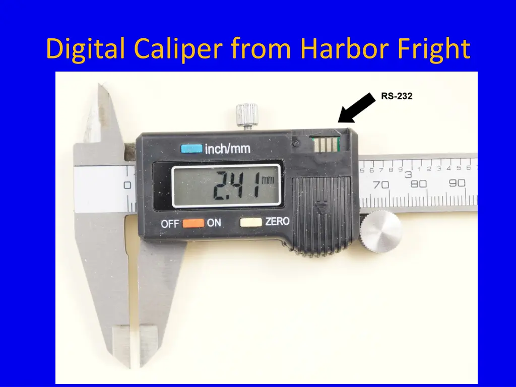 digital caliper from harbor fright