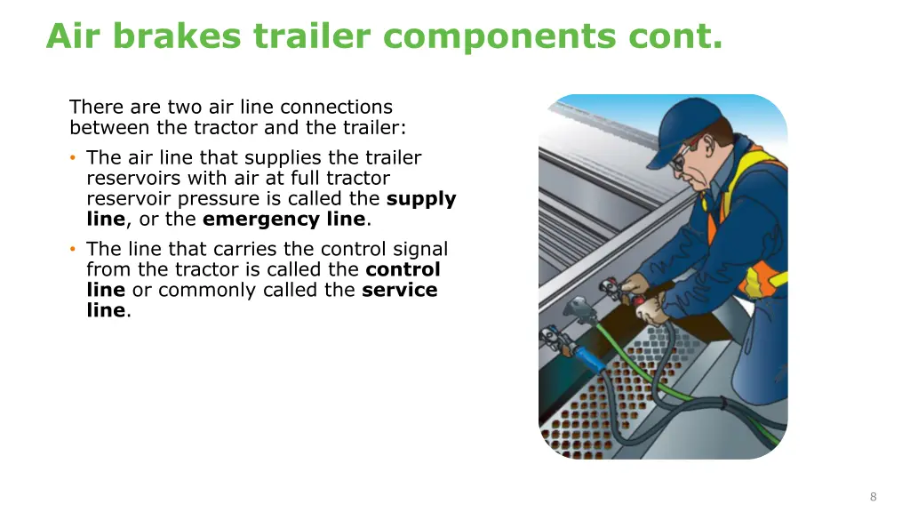 air brakes trailer components cont