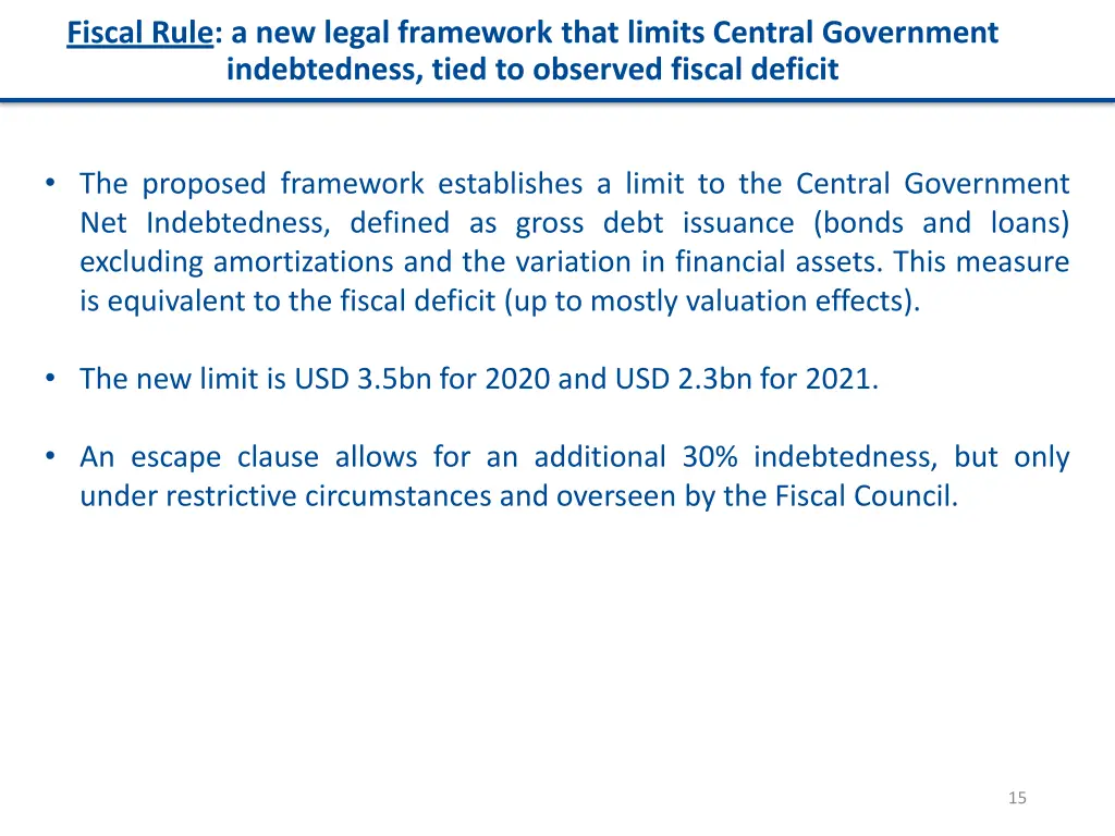 fiscal rule a new legal framework that limits