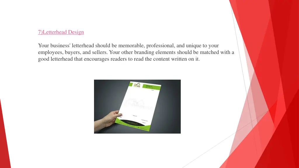 7 letterhead design