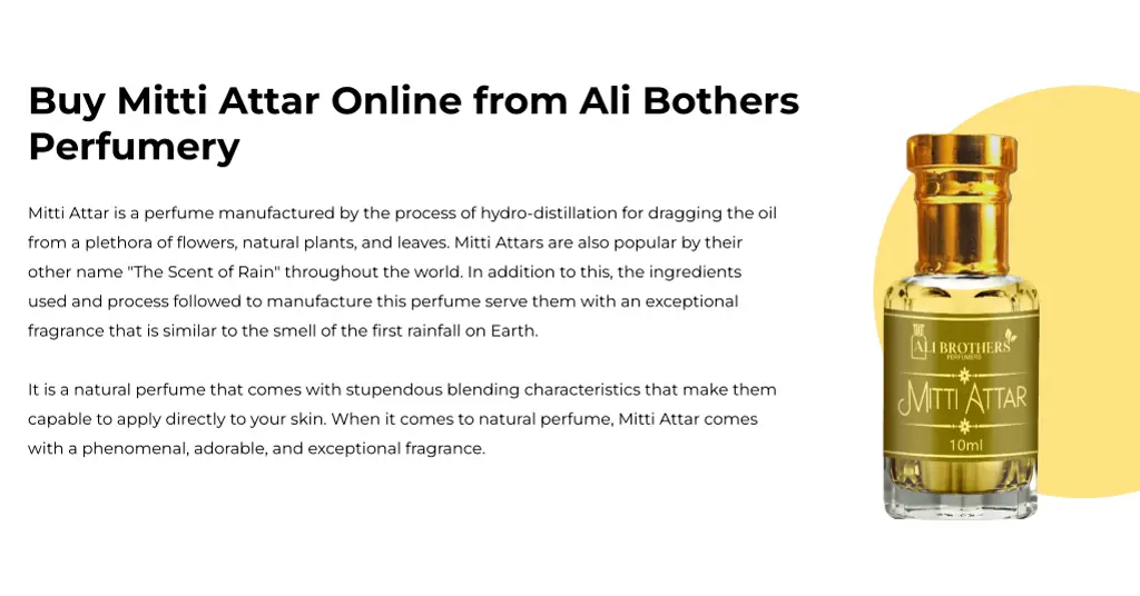 buy mitti attar online from ali bothers perfumery