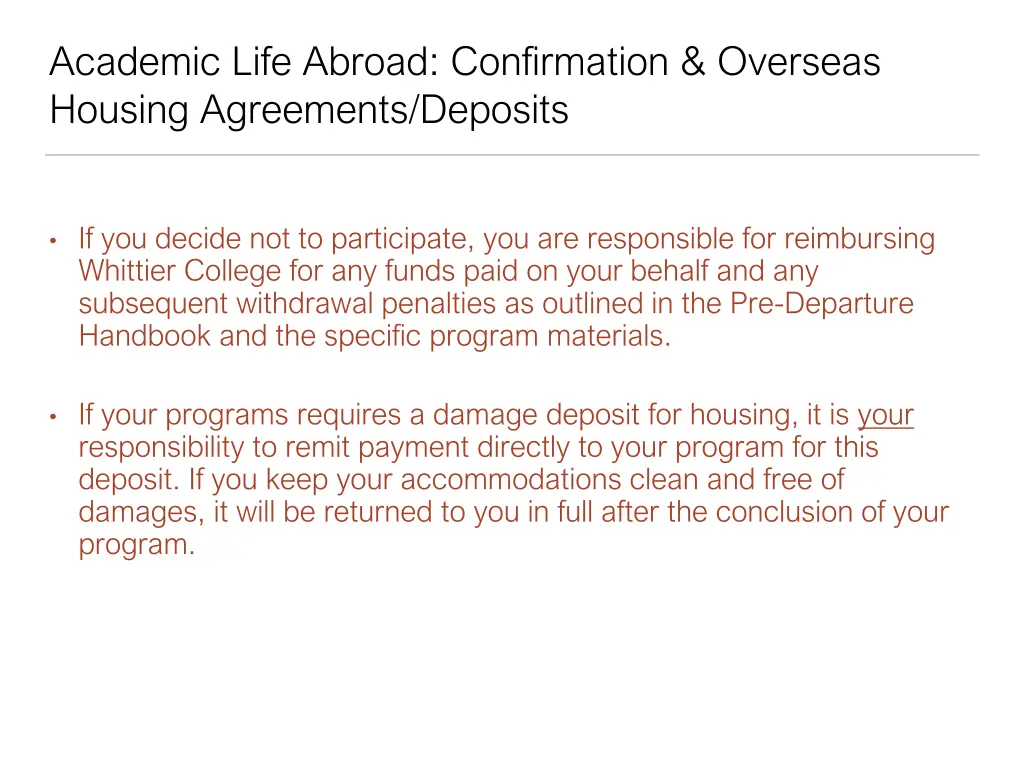 academic life abroad confirmation overseas