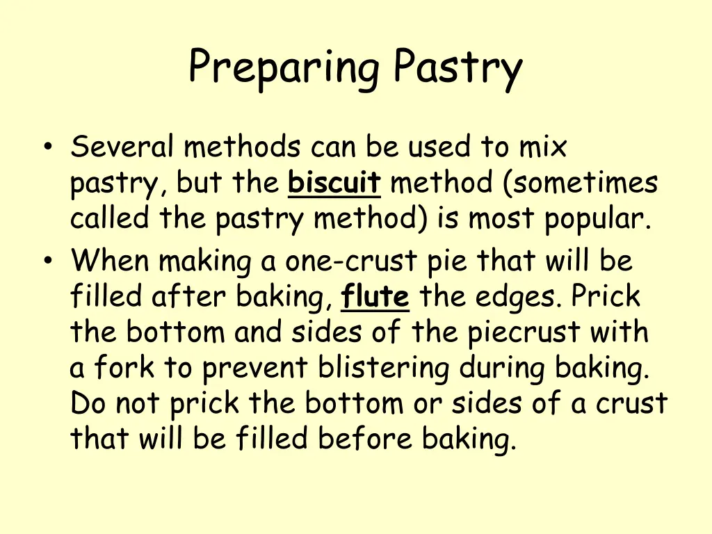 preparing pastry