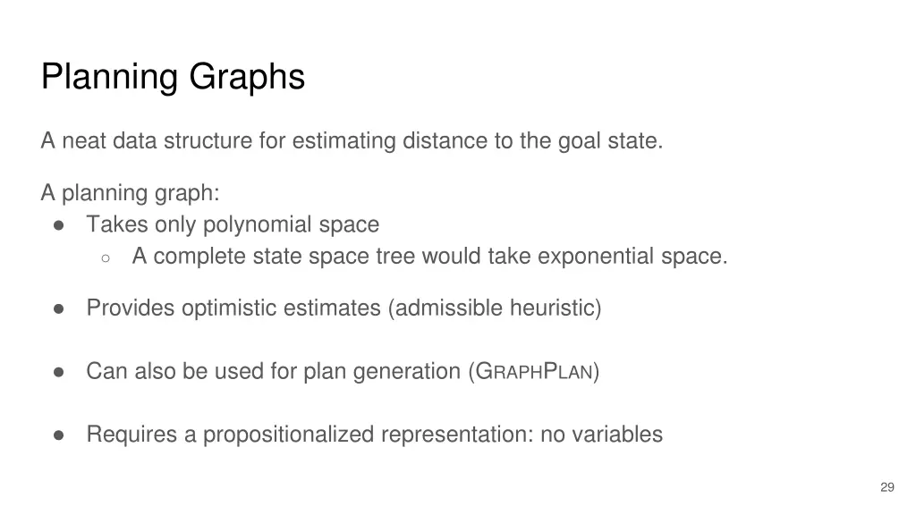 planning graphs