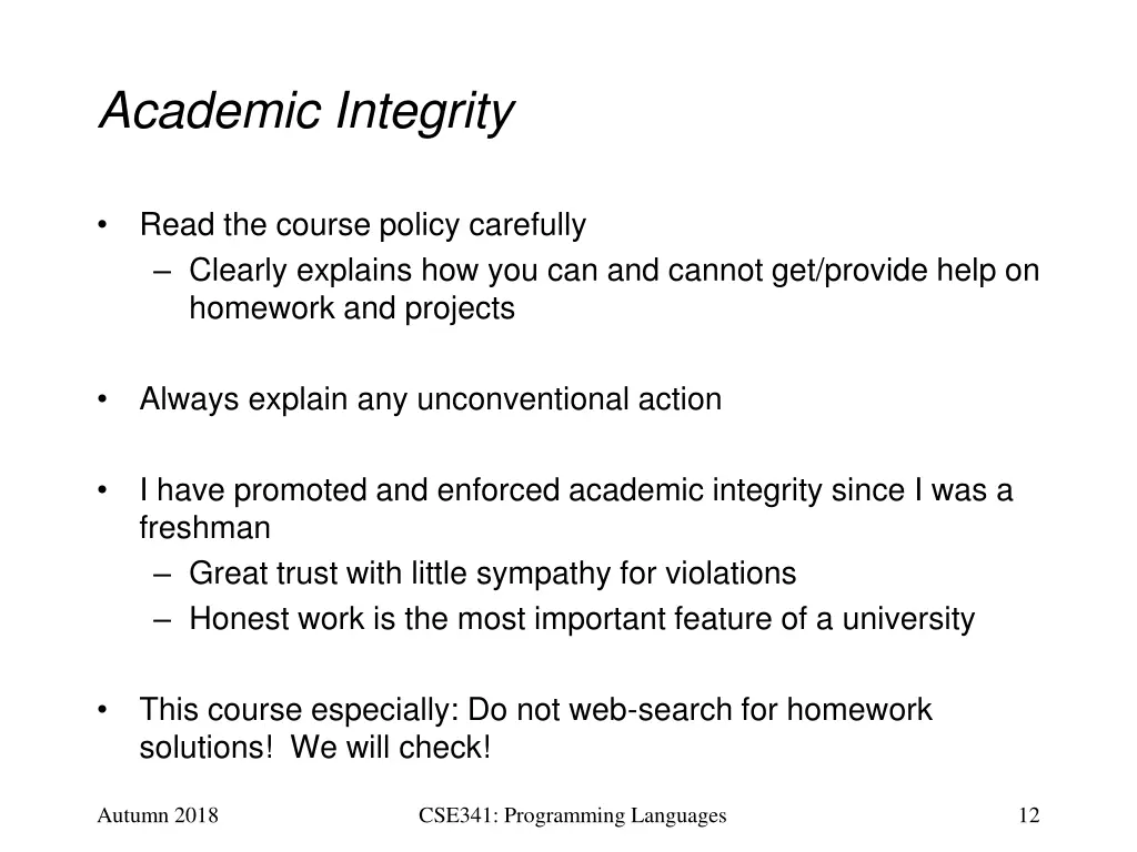 academic integrity