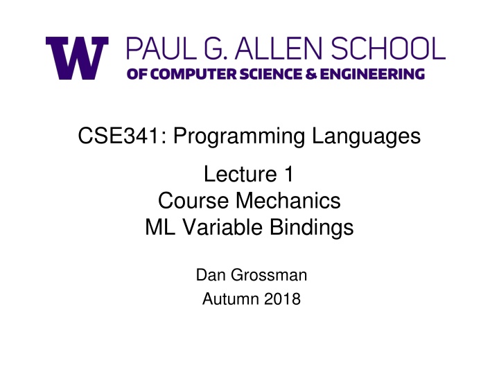 cse341 programming languages