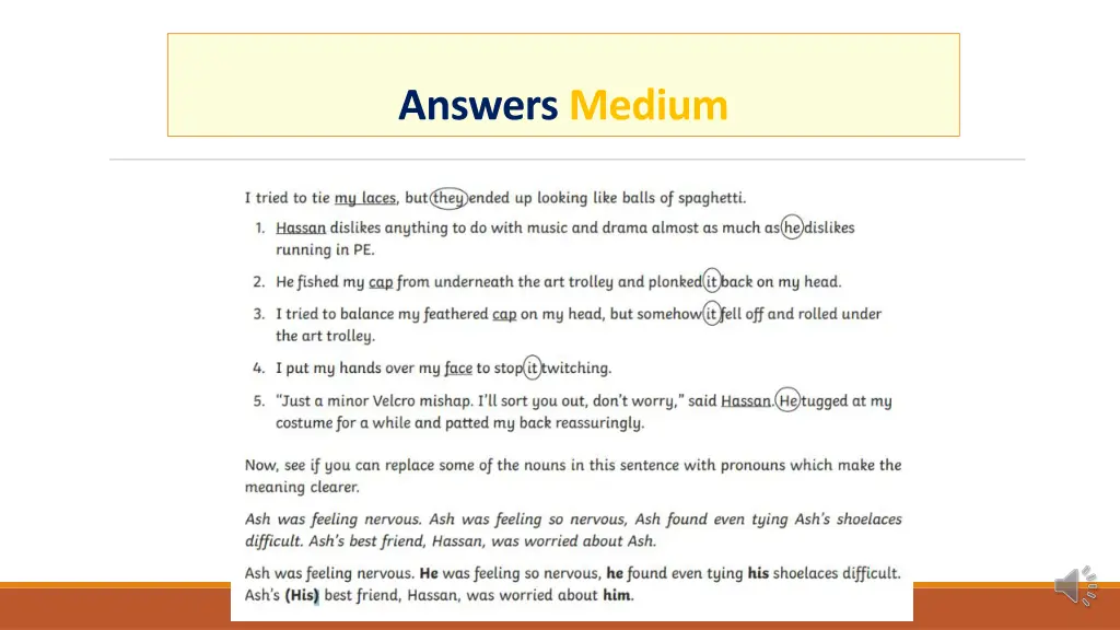 answers medium